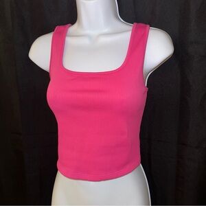 Wild Fable Pink Sleeveless Crop Tank Top
